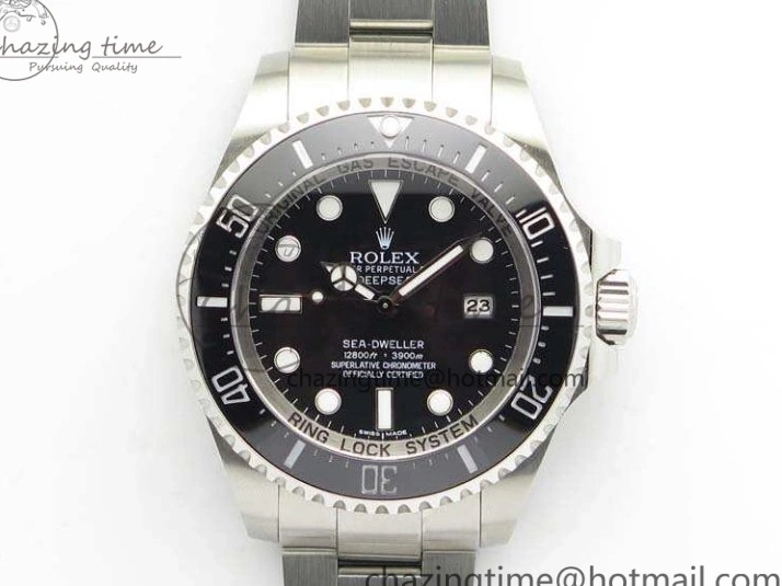 Dial SS Bracelet Edition Best BP SA3135 On DEEPSEA 1:1 Maker Black V2 116660 Sea-Dweller 0713